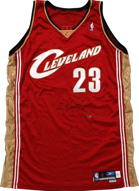 LeBron James 2004 -2005 Signed Cleveland Cavaliers Game Used Jersey