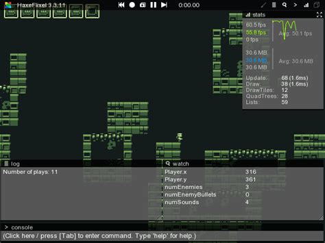 Debugger | HaxeFlixel - 2D Game Engine