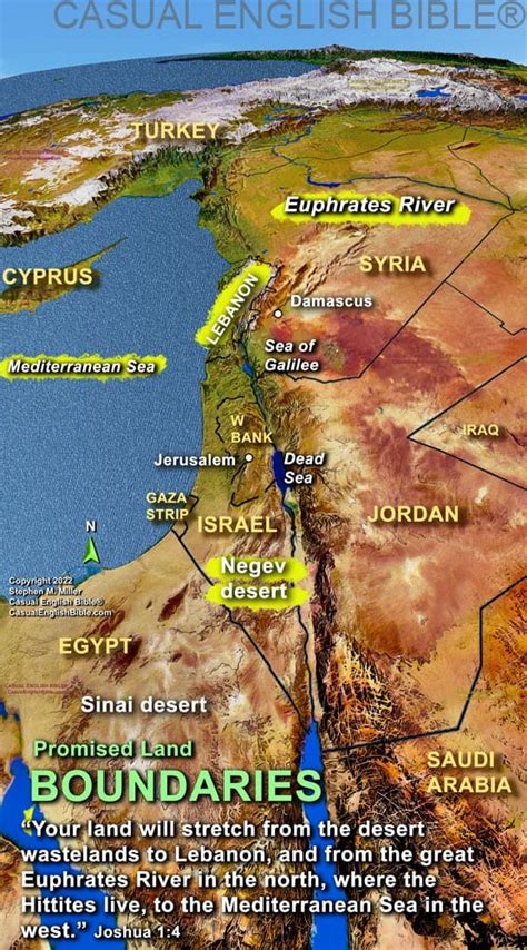 Negev desert Maps and Videos - Casual English Bible