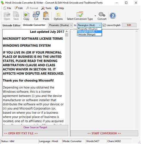 Download Hindi Unicode Converter & Writer