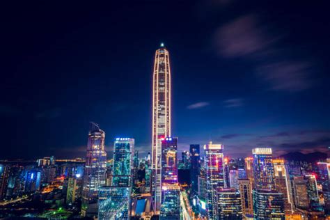 Shenzhen Skyline At Night Stock Photos, Pictures & Royalty-Free Images - iStock