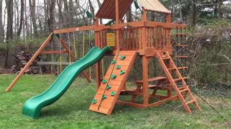 Gorilla Playsets Chateau II Wood Swing Set