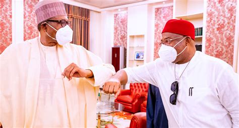 UPDATED: Buhari Receives Imo State Governor, Hope Uzodinma, In Abuja ...