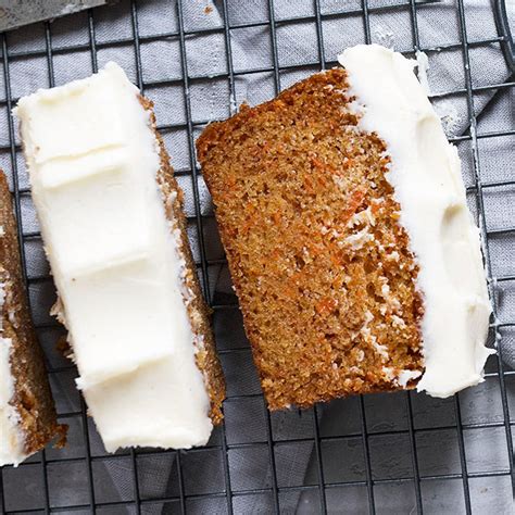 Carrot Cake Loaf with Cream Cheese Frosting - Seasons and Suppers