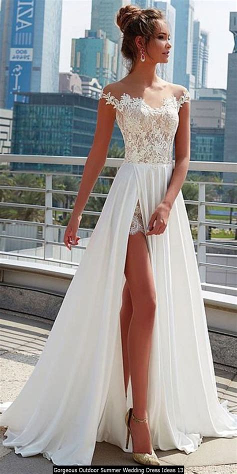 Gorgeous Outdoor Summer Wedding Dress Ideas | Dream wedding dress ...