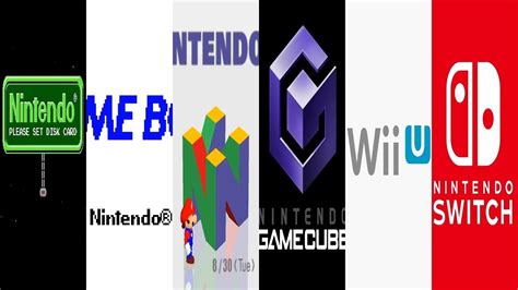 The Evolution of Nintendo Startup Screens (1983-2019) - YouTube