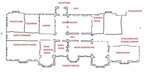 an unfinished floorplan of Sandringham and added the room labels. Some of the labels may not be ...