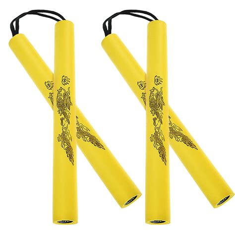 Buy ZDNT2 Pairs Foam Nunchucks,Safety Practice Nunchaku with Rope,Martial Arts Nunchucks,Foam ...