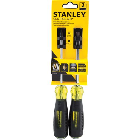 Stanley STHT66596 2 Pack Demolition Screwdriver Set - Walmart.com