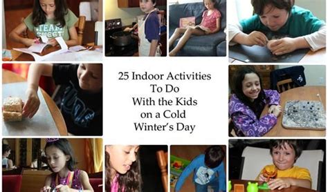 25 Indoor Activities To Do On A Cold Winter's Day | Indoor family ...