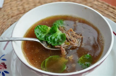 Duck Soup with Ginger and Star Anise