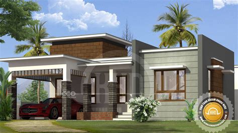 1450 sq-ft 3 bedroom flat roof house plan - Kerala Home Design and ...