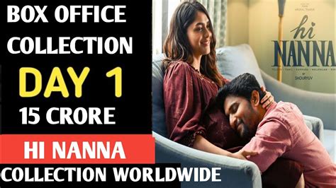 Hi Nanna Movie Total Box Office Collection Day 1: Worldwide Income Report