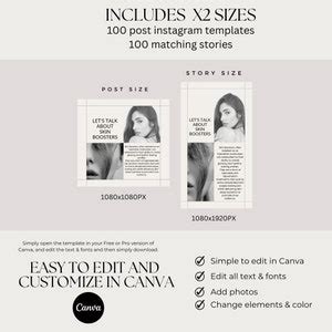 Nurse Injector Templates Canva Template Lip Filler Instagram Template Botox and Filler Template ...