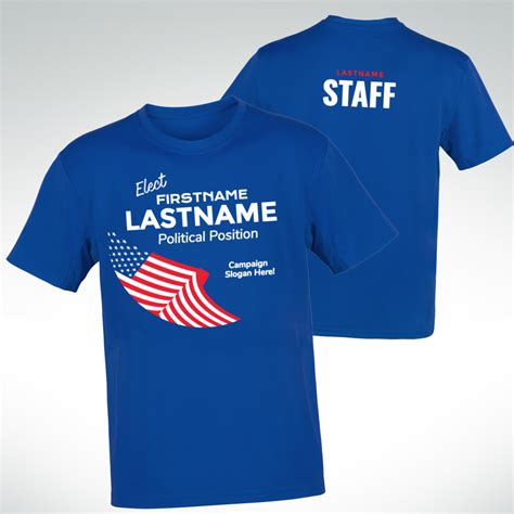 Custom Political Tshirt Design | Personalized T-shirts For Election Campaigns