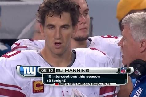 Eli Manning Throws 3 Interceptions vs. Bears, New 'Eli Face' Is Born ...