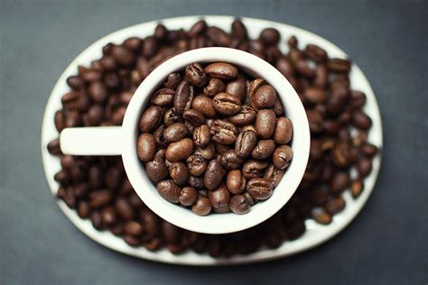 Coffee Beans In A Cup Photograph by 53degreesnorthphotography - Fine ...