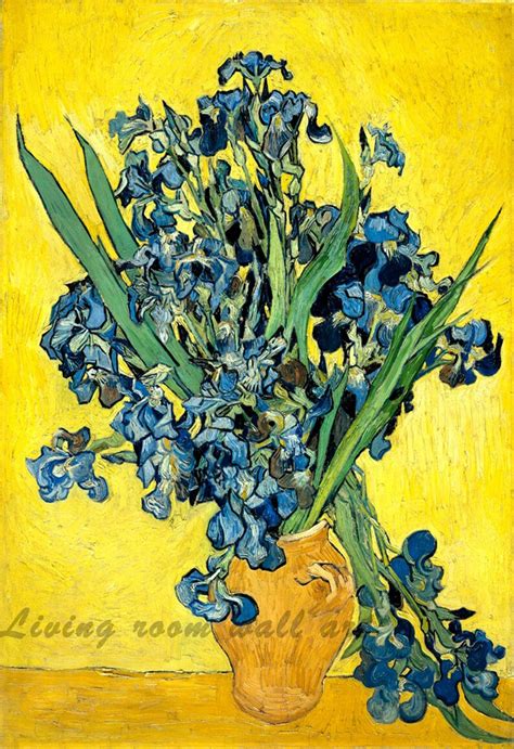 Vincent Van Gogh Irises 1890 ,van Gogh Print, Van Gogh Art, Van Gogh ...