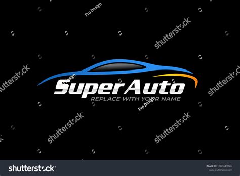 Automotive Logo Car Shadow Icon Stock Vector (Royalty Free) 1686449026 ...