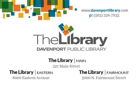 Library Cards | Davenport Public Library