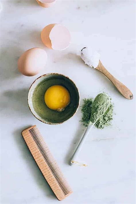 A Matcha Green Tea Hair Mask + Rinse For Healthy, Shiny Hair | Hello Glow