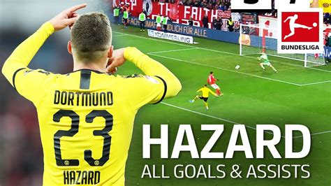 Thorgan Hazard • All Goals & Assists 2019/20 - YouTube