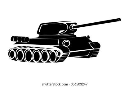 Black Vector Tank Symbol: vetor stock (livre de direitos) 356503247 | Shutterstock