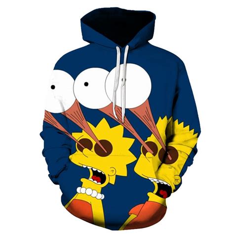 The Simpsons Hoodie - Bart Simpson Pullover Hoodie | SpiritCos