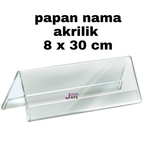 Jual PAPAN NAMA MEJA AKRILIK PAPAN NAMA AKRILIK NAME PLATE ACRYLIC - Kota Bandung - jaya.atk ...