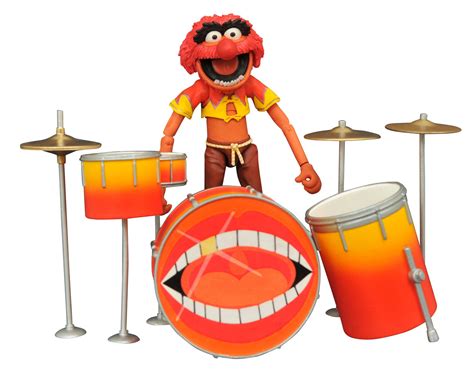 The Muppets Best of Series 3 Animal Drum Set Action Figure 2-Pack Diamond Select Toys - ToyWiz