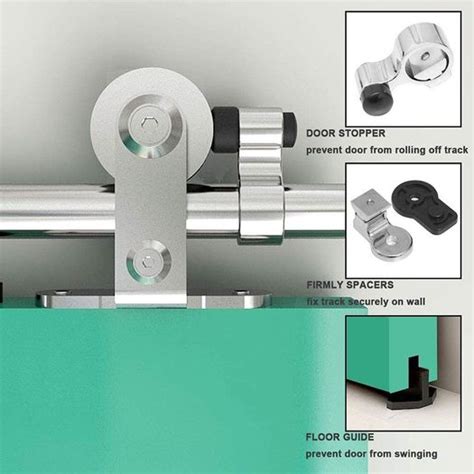 183 Cm 6 Ft Sliding Door Fitting Sliding Door System Sliding Rail Wooden Sliding Door Stainless ...