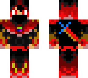 Red Ninja (Colored) | Minecraft Skin