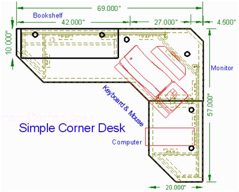 Corner Computer Desk Plans Free - Amanda Gregory's Coloring Pages