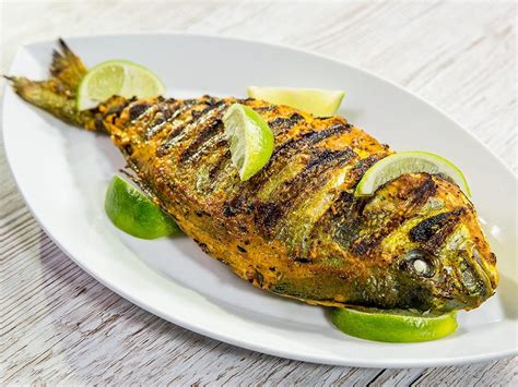 Spiced-Up Grilled Sea Bream