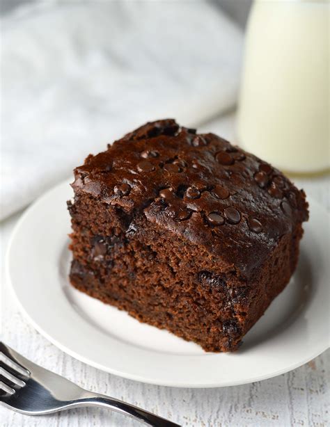 Double Chocolate Zucchini Cake - Friday is Cake Night