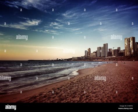 Beirut skyline at sunset Stock Photo - Alamy