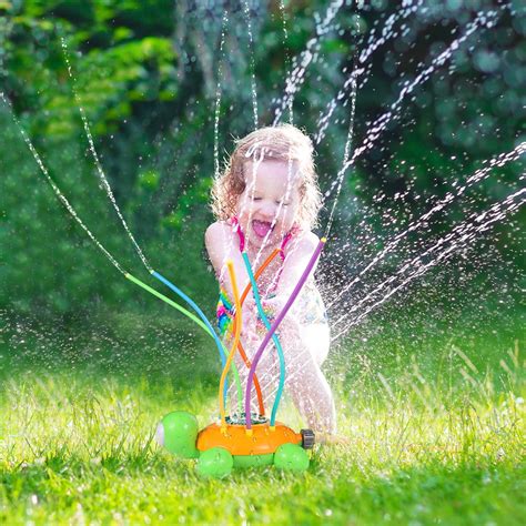 Spinning Tortoise Sprinkler Water Spraying Turtle Toys for Swimming ...