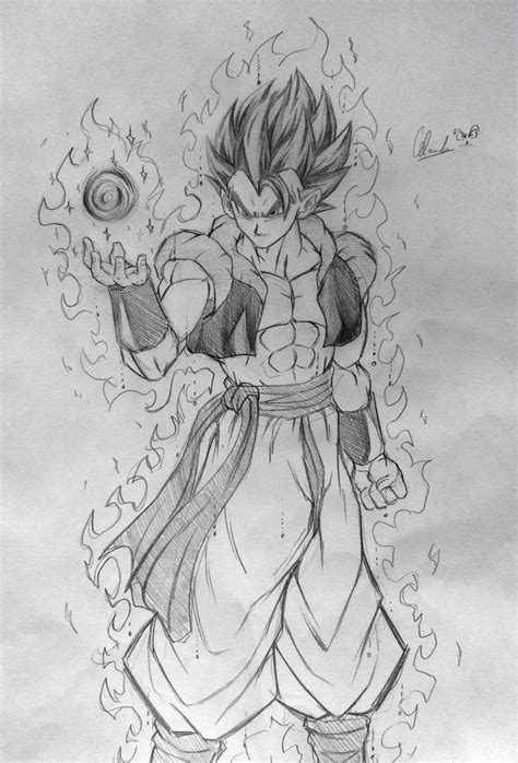 Resultado de imagen para gogeta ultra instinct | Badass drawings ...