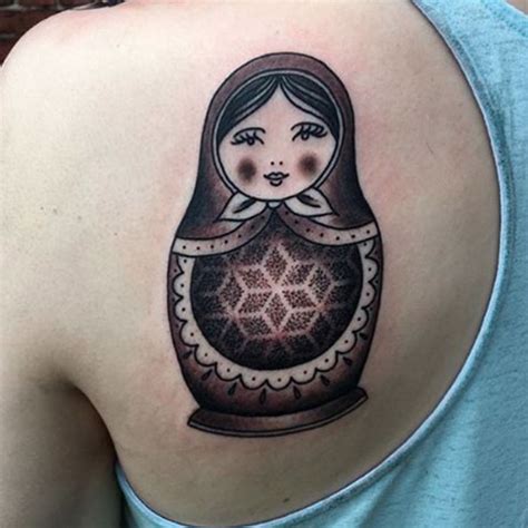 29 Picture-Perfect Russian Nesting Doll Tattoos - TattooBlend