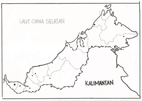 Lakaran Peta Sabah Dan Sarawak