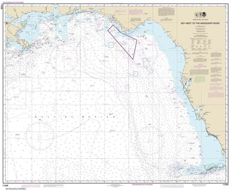 TheMapStore | NOAA Charts, Florida, Gulf of Mexico, 11006, Key West, FL ...