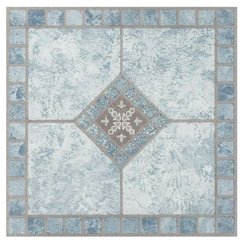 Achim Portfolio Self Adhesive Vinyl Floor Tile - 9 Tiles/9 Sq. ft., 2 ...