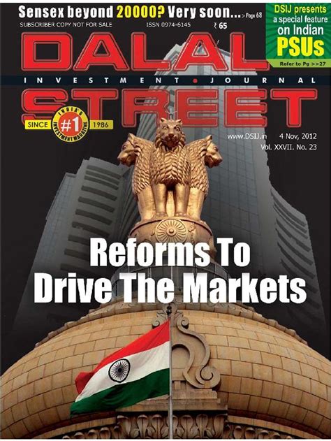 Dalal Street Investment Journal-November 04, 2012 Magazine