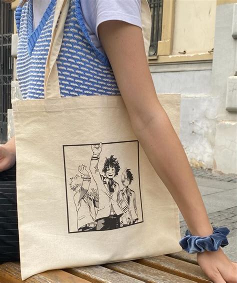 mha anime tote bag in 2022 | Anime tote bag, Anime bag, Tods bag