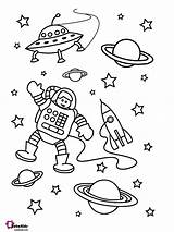 Space Color Coloring Pages Print Coloring2print Sketch Page sketch template