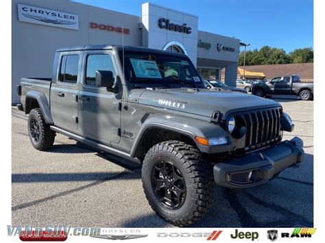 2021 Jeep Gladiator Willys 4x4 in Sting-Gray - 517249 | VANnSUV.com - Vans and SUVs for sale in ...