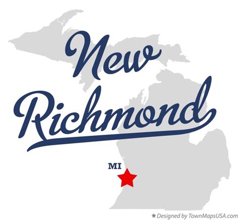 Map of New Richmond, MI, Michigan