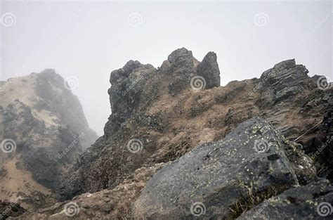 Summit of Ruminahui Volcano, Cotopaxi National Park, Ecuador Stock Photo - Image of clouds ...