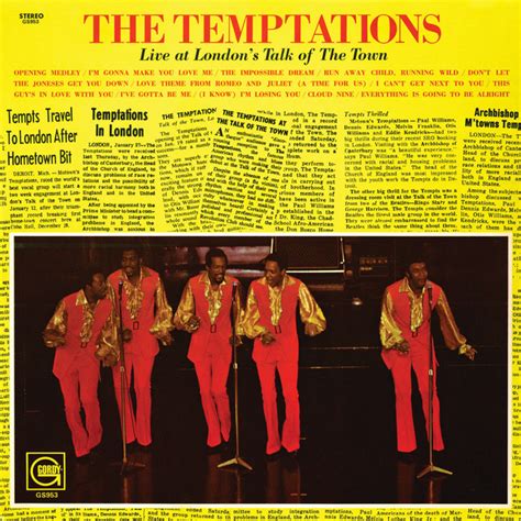 The Temptations Live At London's Talk Of The Town - The Temptations