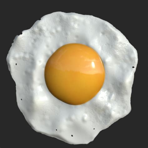 Sunny Side Up Egg Texture Generator | Free PBR | TextureCan